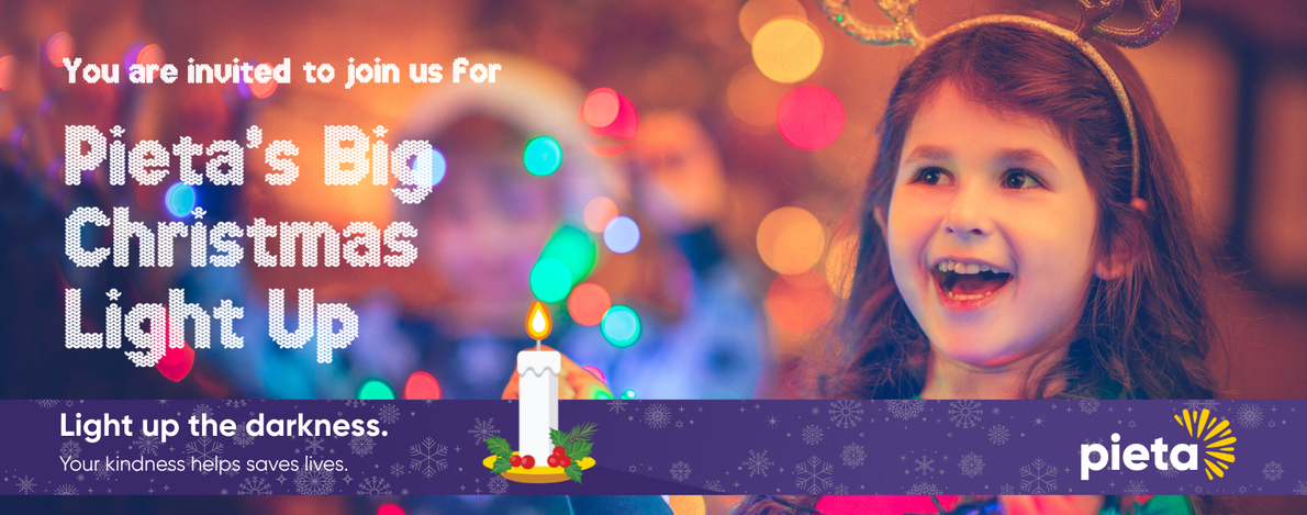 Pieta's Big Christmas Light Up